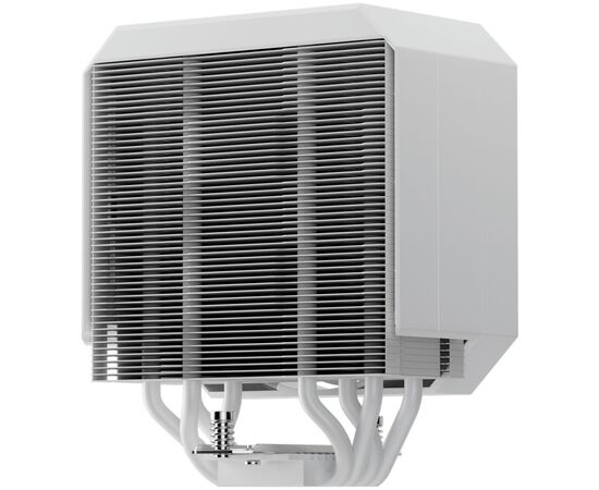 Кулер upHere UP1TC4 White / 4HPx6mm, 230W TDP, single tower, 1x120mm fan, 600-1650RPM, 68 CFM, 25dBA, ARGB cover 