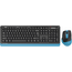  Клавиатура + мышь A4Tech Fstyler FG1035 (FG1035 Navy blue) клав черный/синий мышь черный/синий USB беспроводная Multimedia 